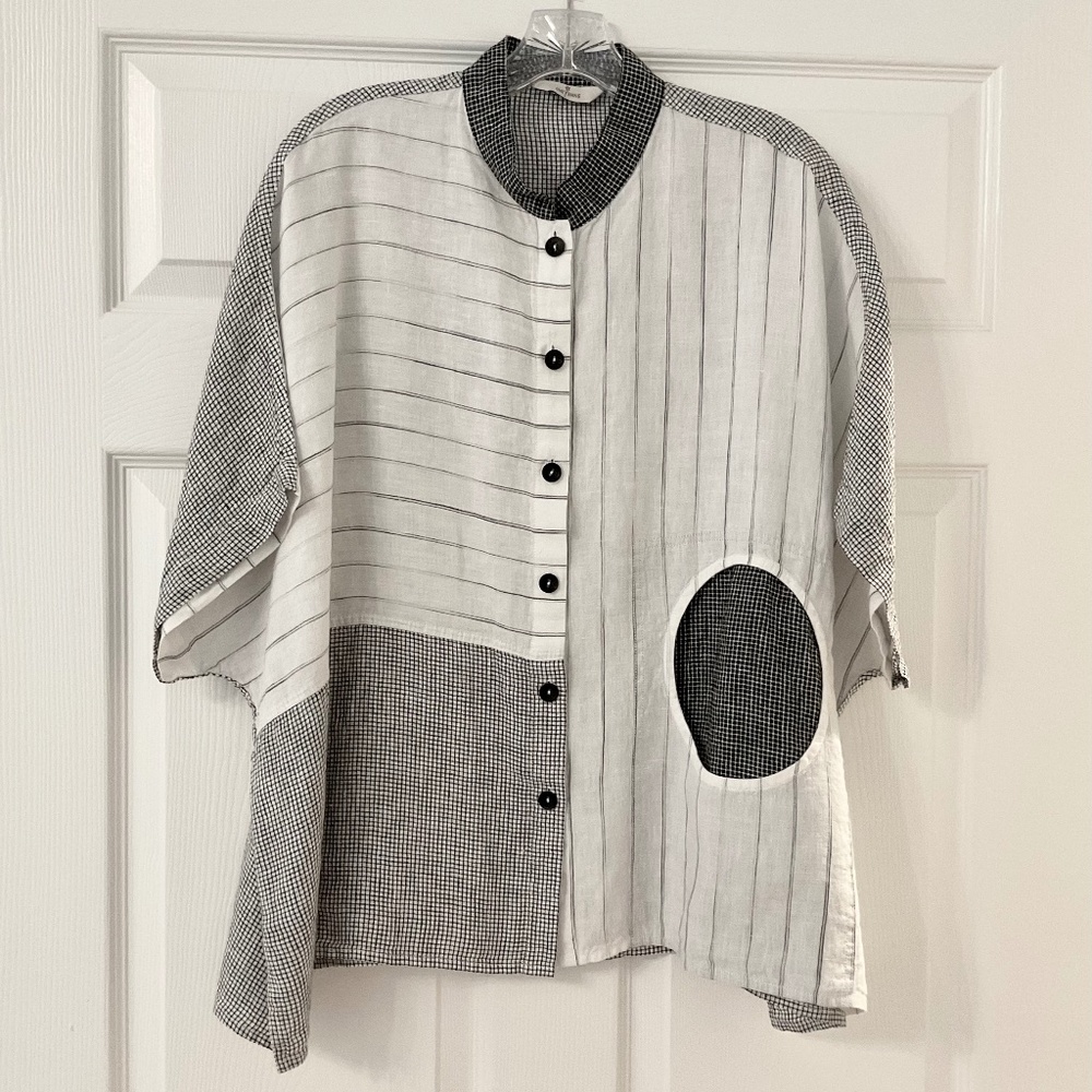 Cheyenne Linen Oversized Top